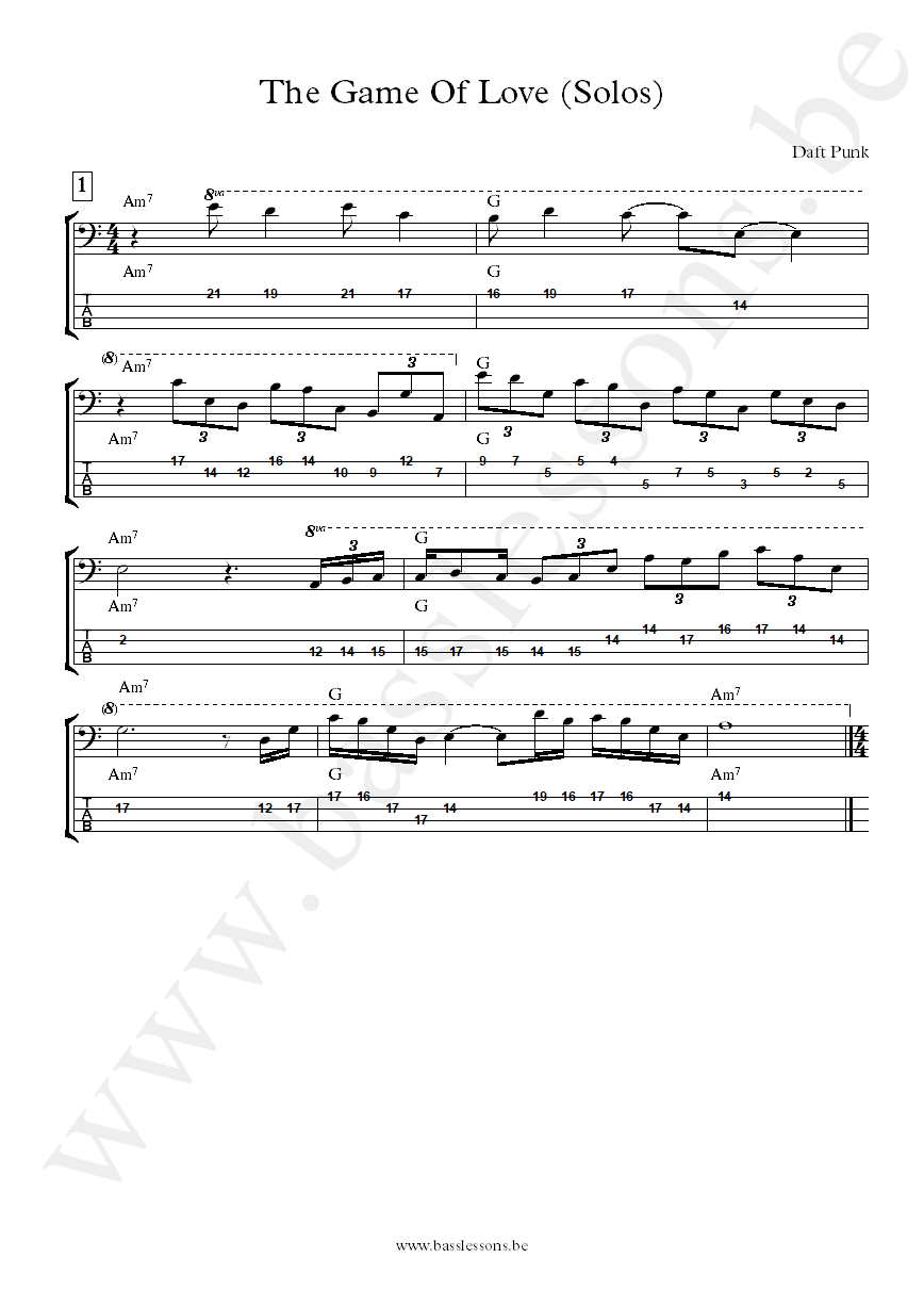 Daft Punk The game of love keyboard solo 1