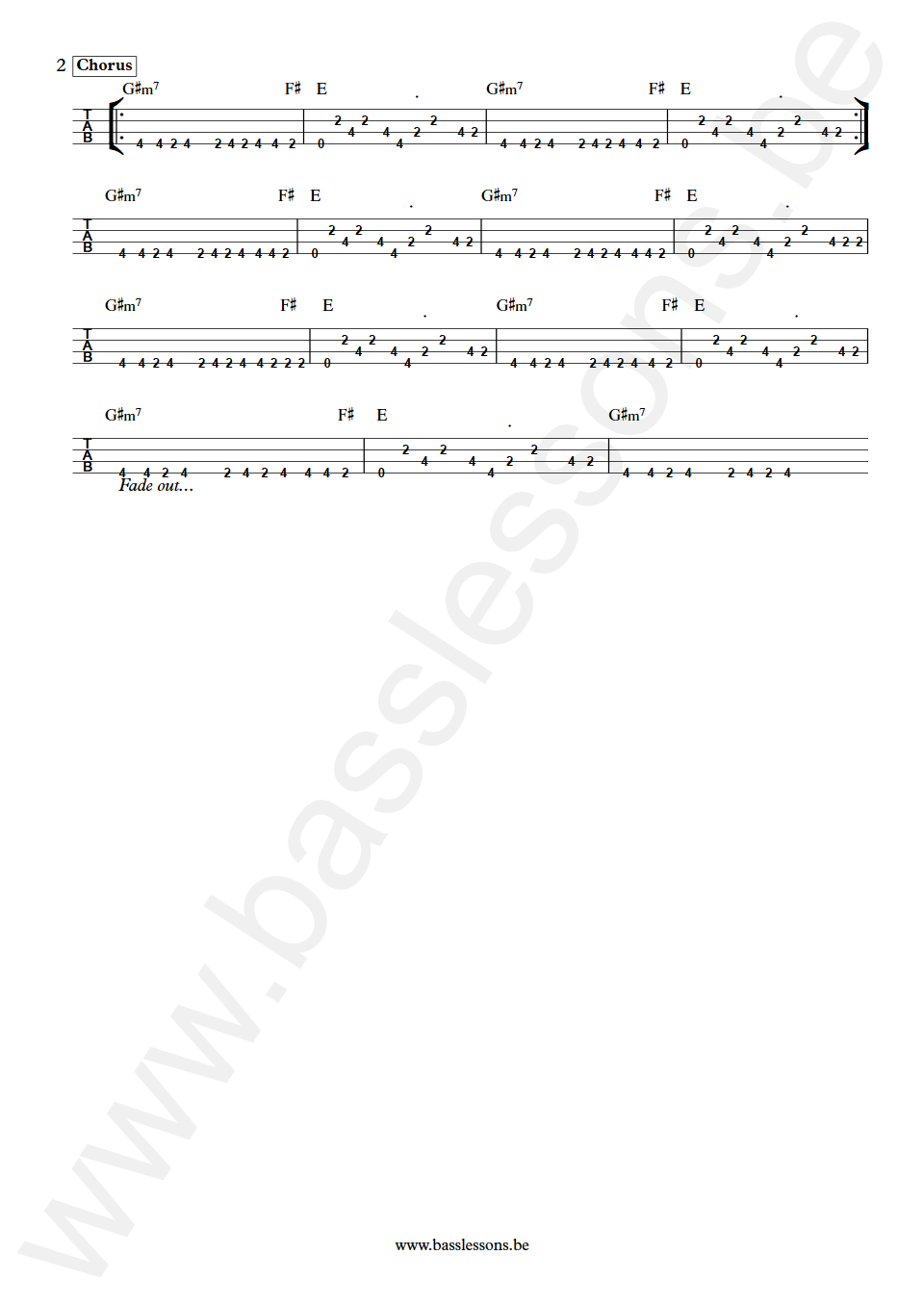 Bettye Crutcher A Little Bit More Won't Hurt David Hood Bass Tabs part 2