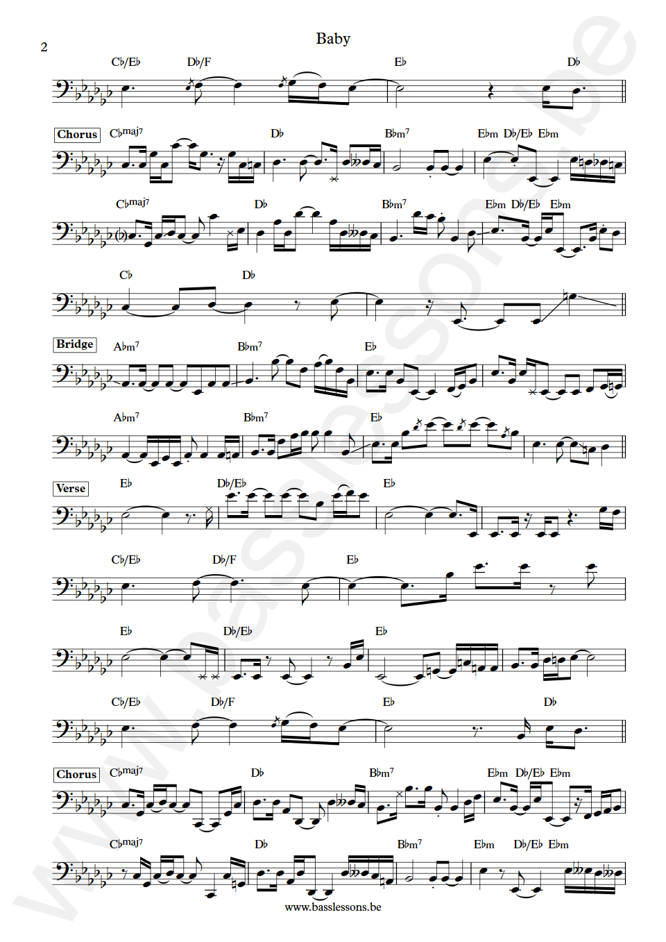 Anita Baker Baby Nathan East Bas Transcriptie deel 2