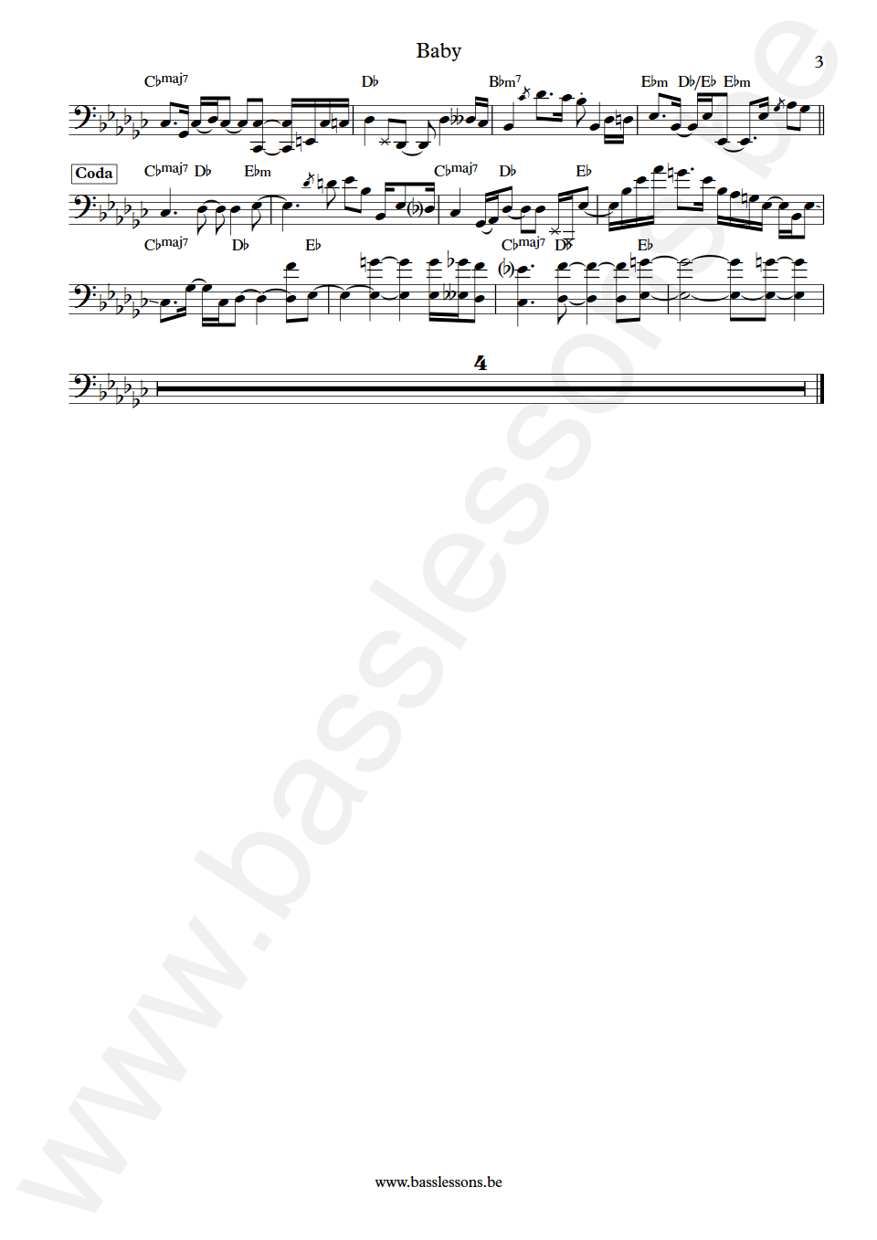 Anita Baker Baby Nathan East Bas Transcriptie deel 3