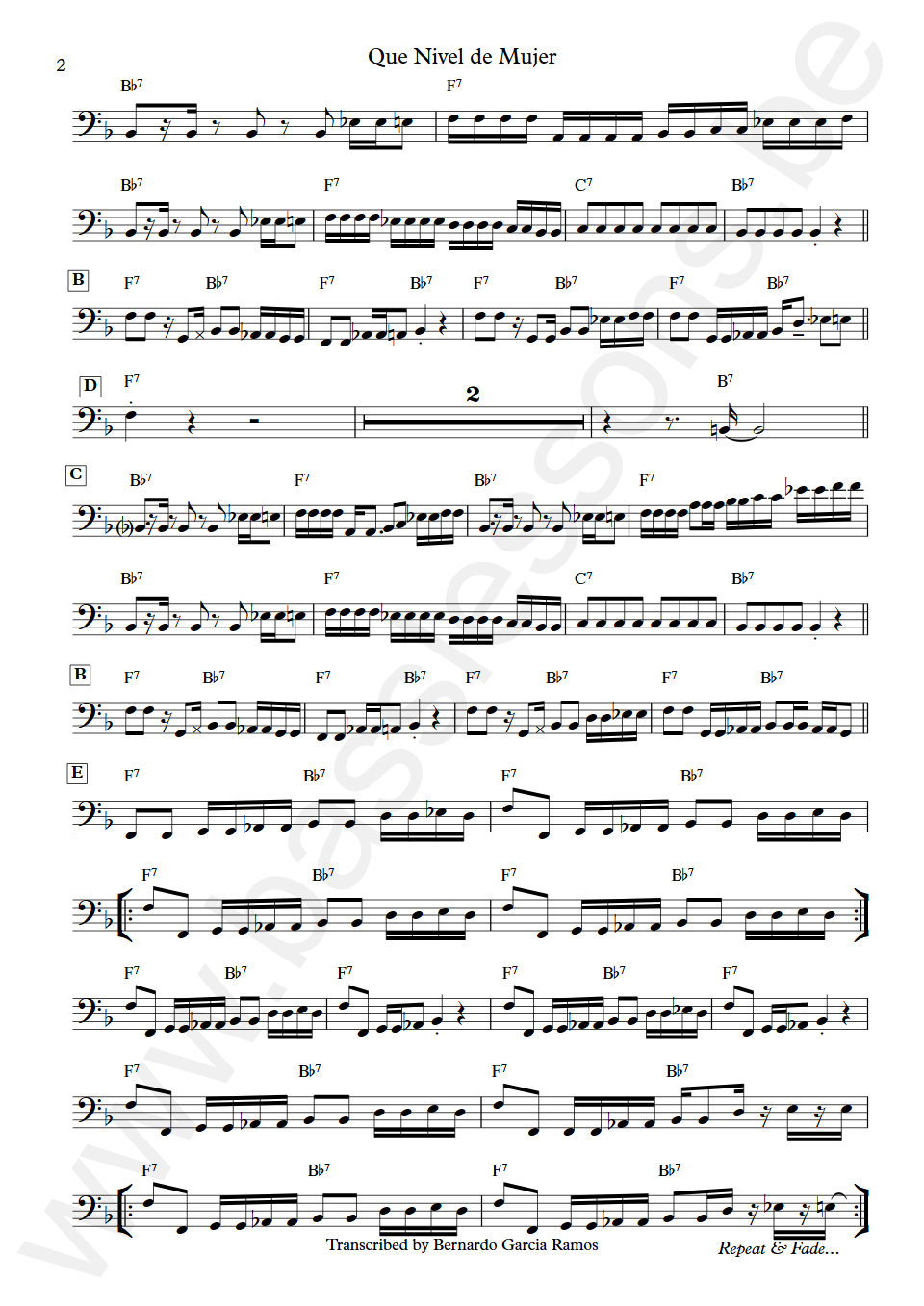 Luis Miguel Francis Rocco Prestia Bas Transcriptie deel 2