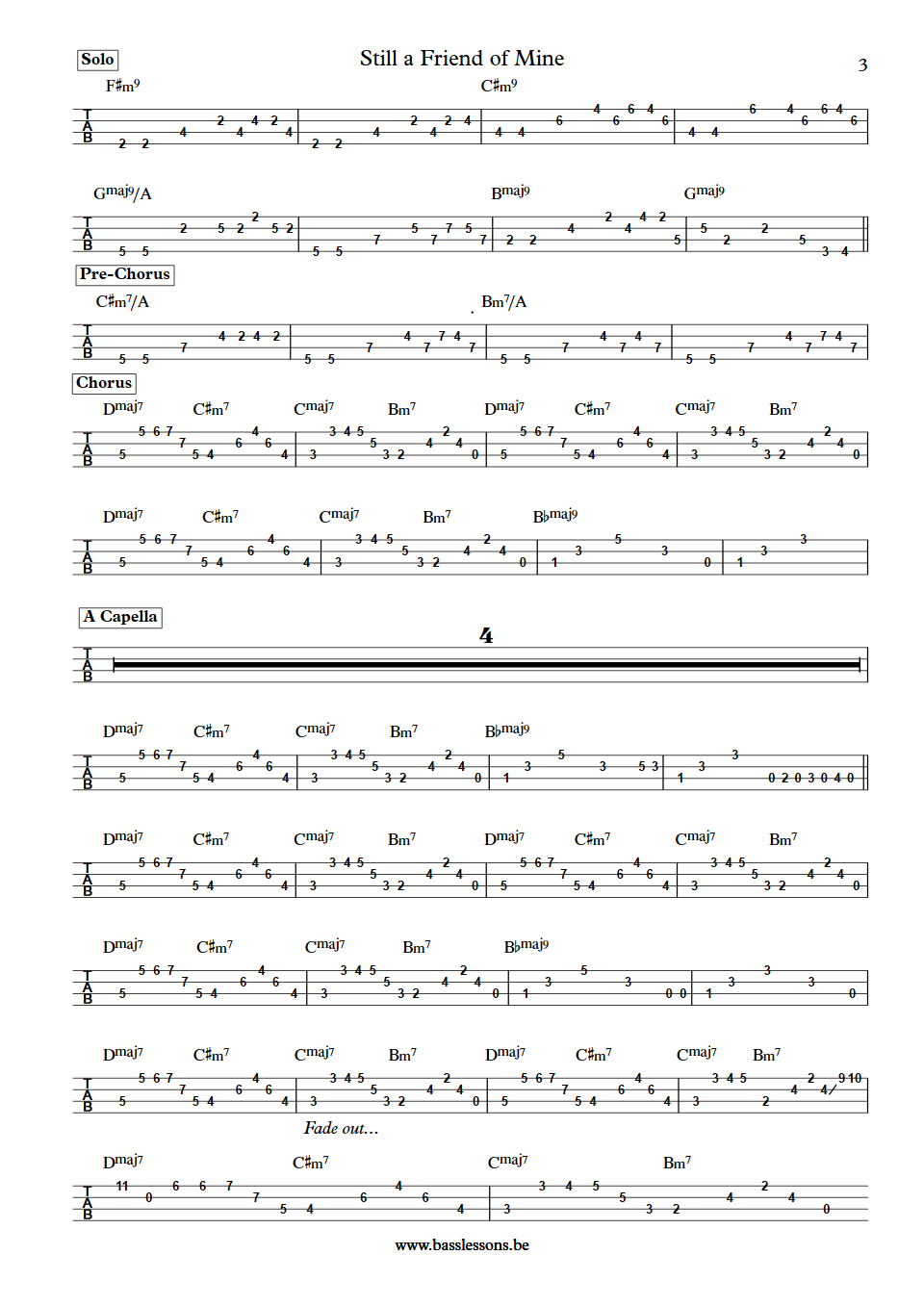 Incognito still a friend of mine Randy Hope-Taylor bass tab part 3