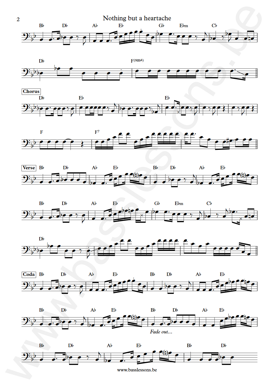 The Flirtations Nothing but a heartache Bas Transcriptie deel 2