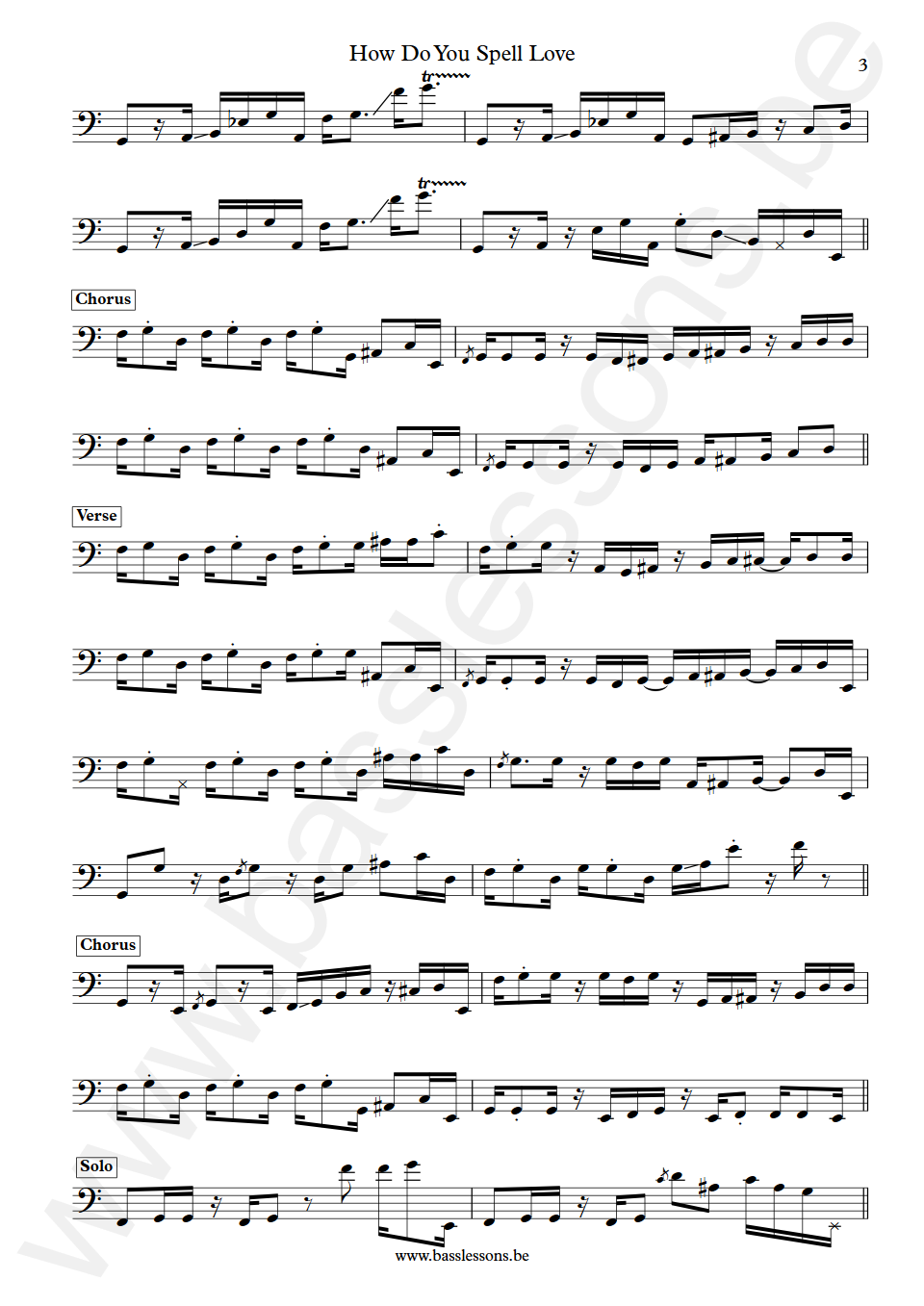 Margie Joseph How Do You Spell Love Chuck Rainey Bas Transcriptie deel 3
