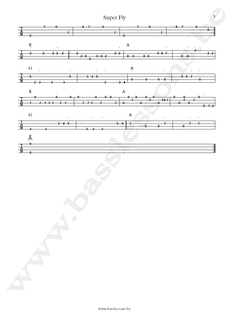 Curtis Mayfield Joseph Lucky Scott super tab part 3