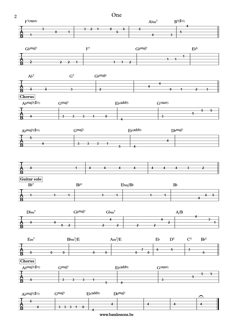 Esperanza spalding one bass tab part 2