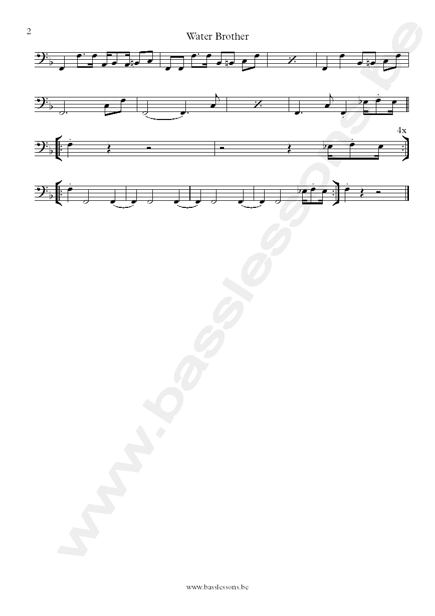 George Benson water brother jerry jemmott bass transcription part 2