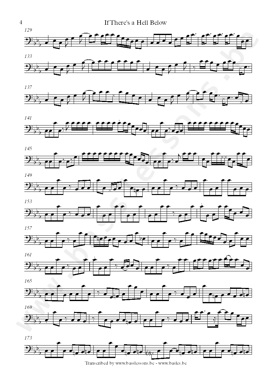 jerry jemmott bass transcription