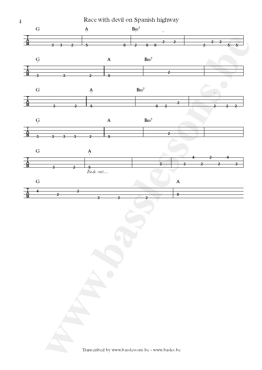 al di meola anthony jackson bass tab part t4