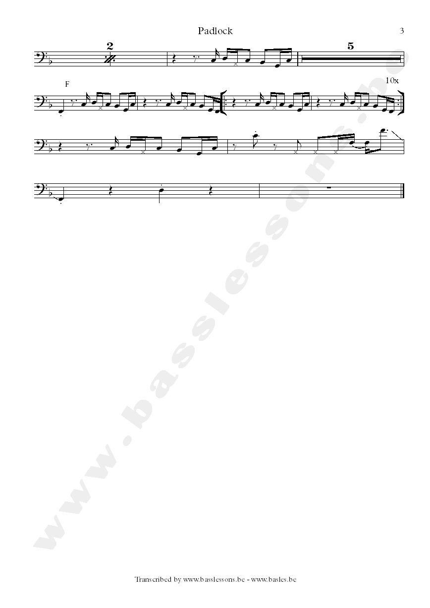 Gwen guthrie padlock robbie shakespeare transcription part 3