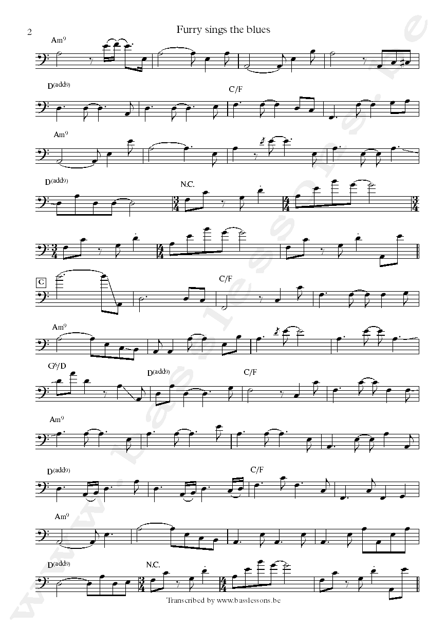 Joni itchell furry sings the blues max bannett bass transcription part 2