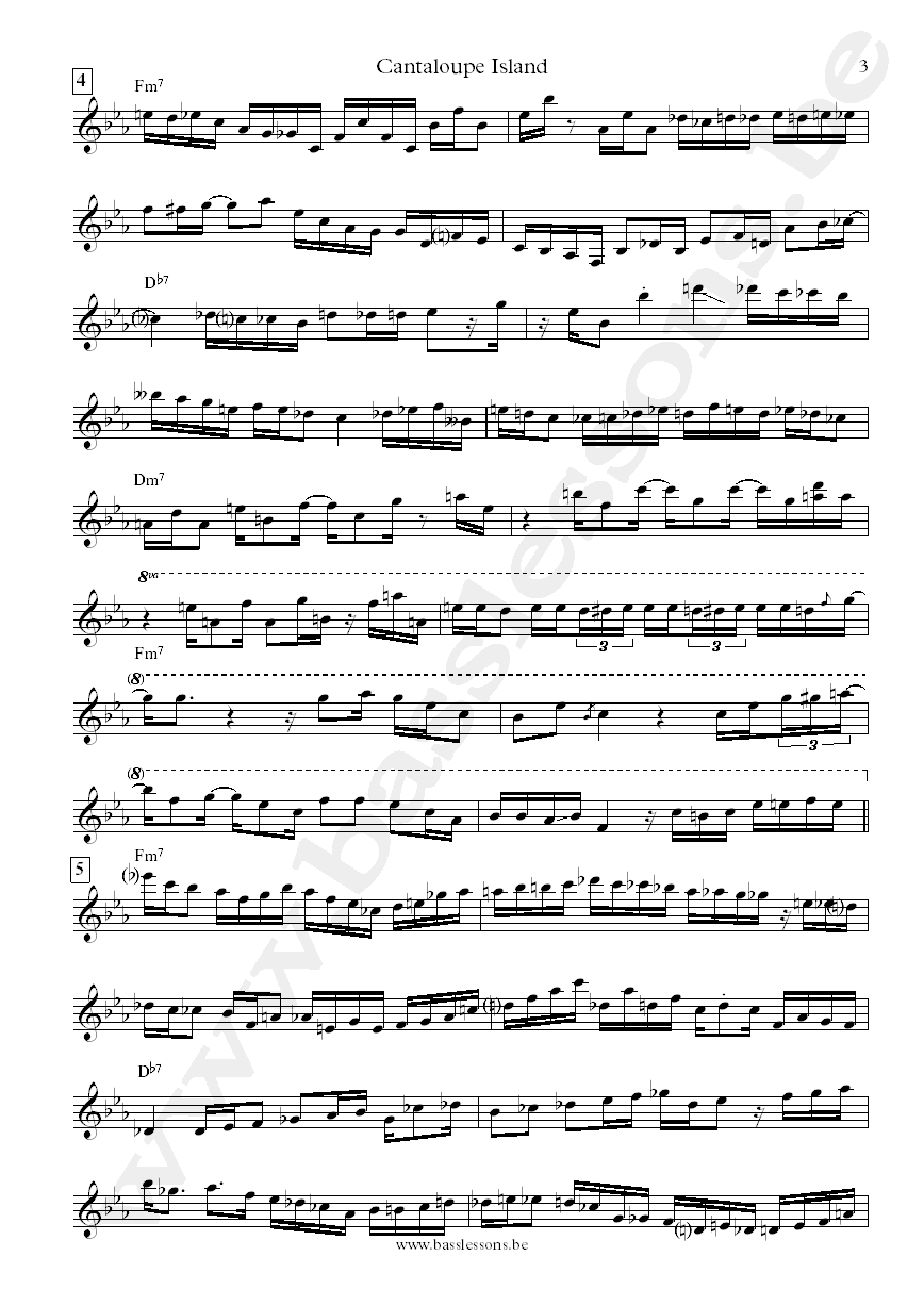 Cantaloupe Island Pat Metheny guitar solo part 3