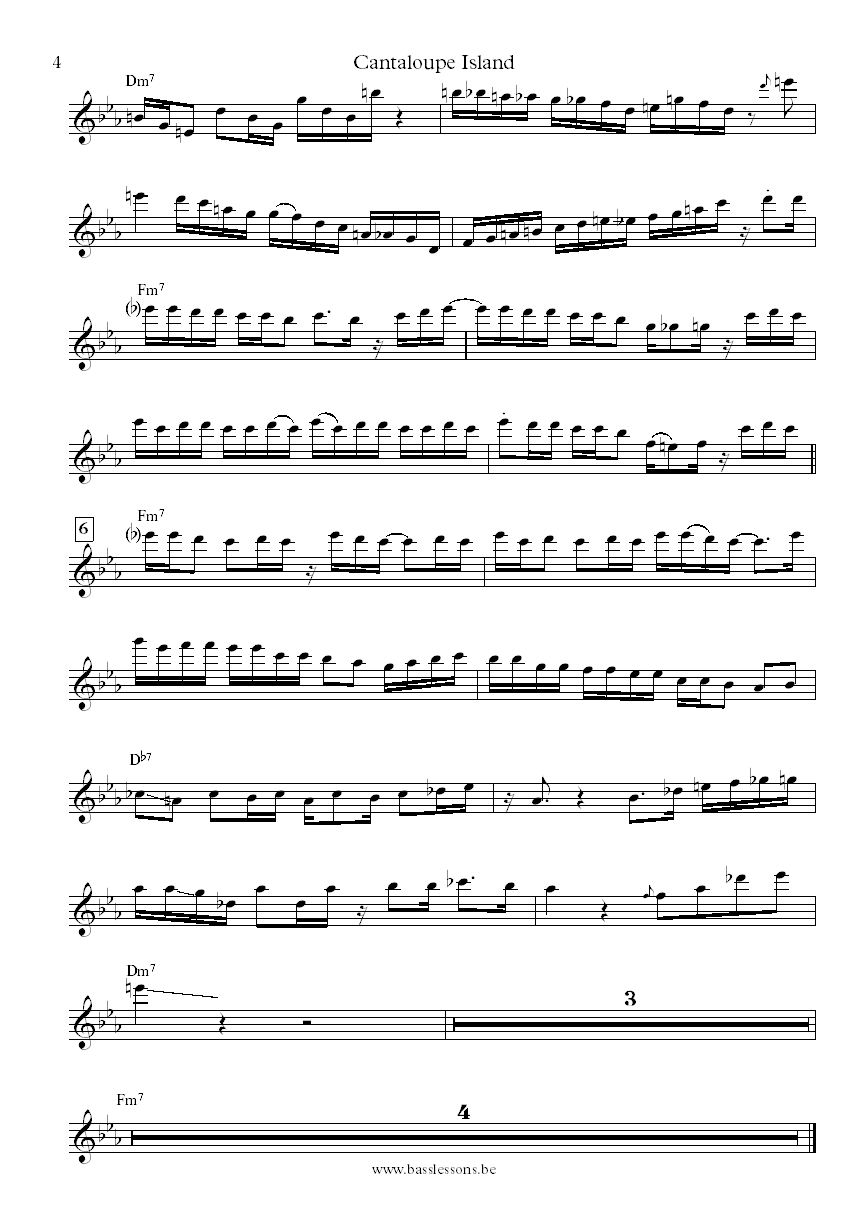 Cantaloupe Island Pat Metheny guitar solo part 4