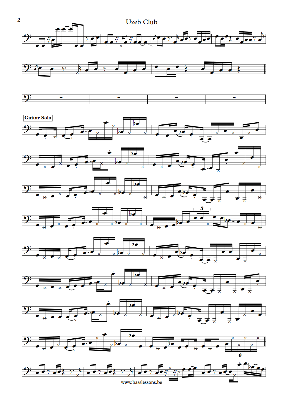 Uzeb Club Alain Caron transcription part 2