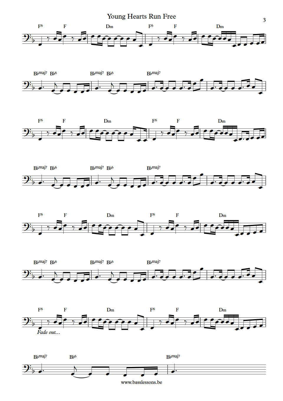 Candi Staton Young Hearts Run Free David Hood bass transcription part 3