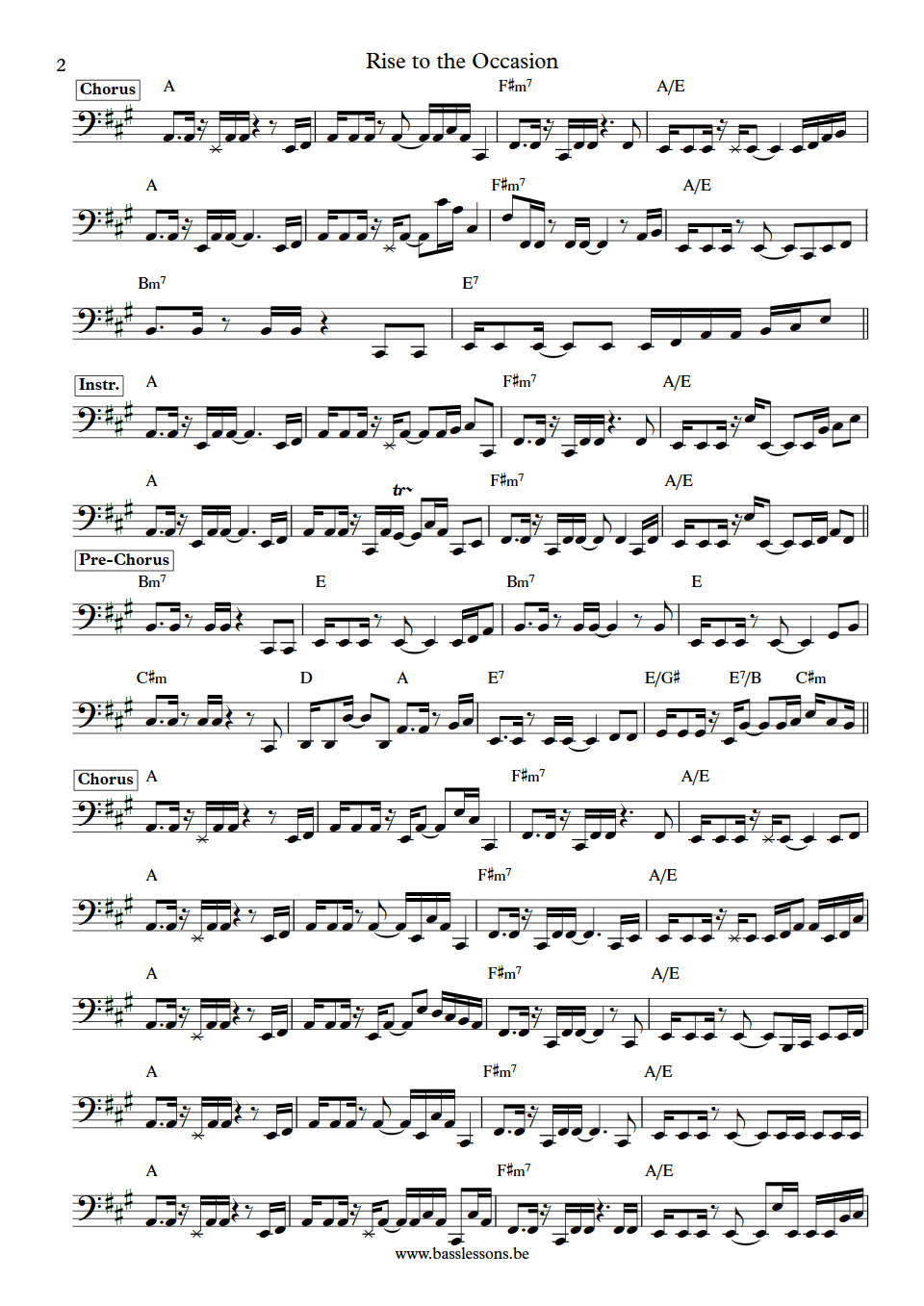 Climie Fisher Rise to the Occasion Pino Palladino Bass transcription part 2