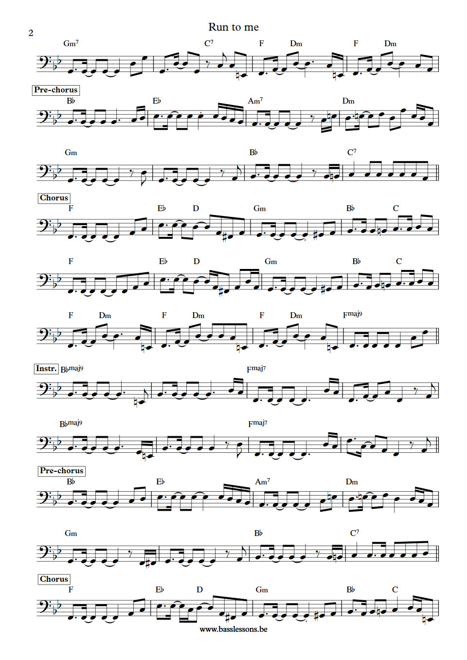 Candi Staton Run to me Scotty Edwards Bass Transcription part 2